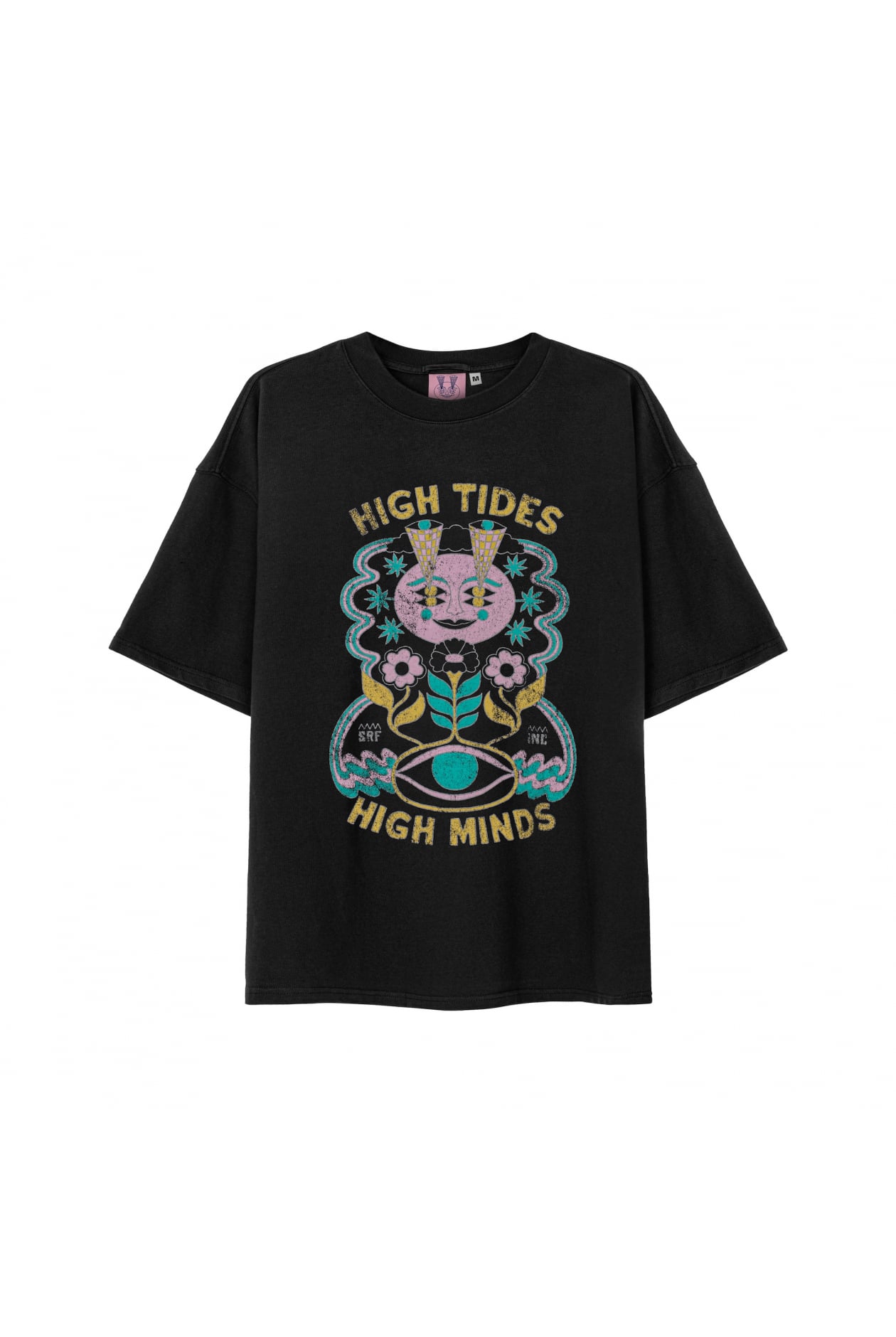 High Tides Box Tee - Acid Black High Tides Box Tee - Acid Black
