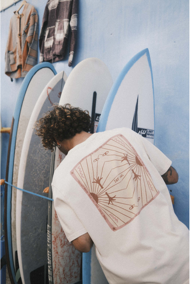 Just Illusion Tee - Super Natural | Surf Inc. Just Illusion Tee - Super Natural | Surf Inc.