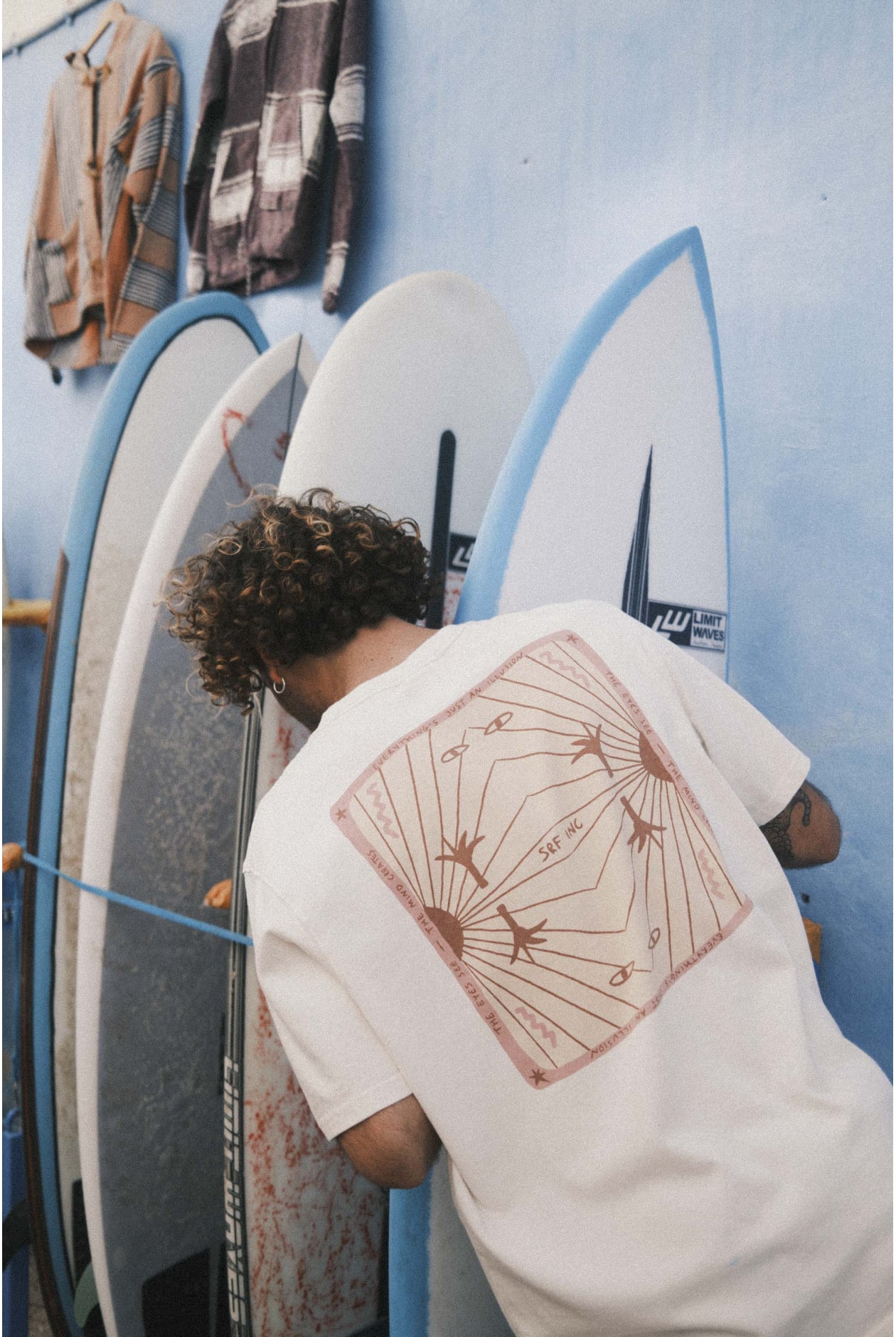 Just Illusion Tee - Super Natural | Surf Inc. Just Illusion Tee - Super Natural | Surf Inc.