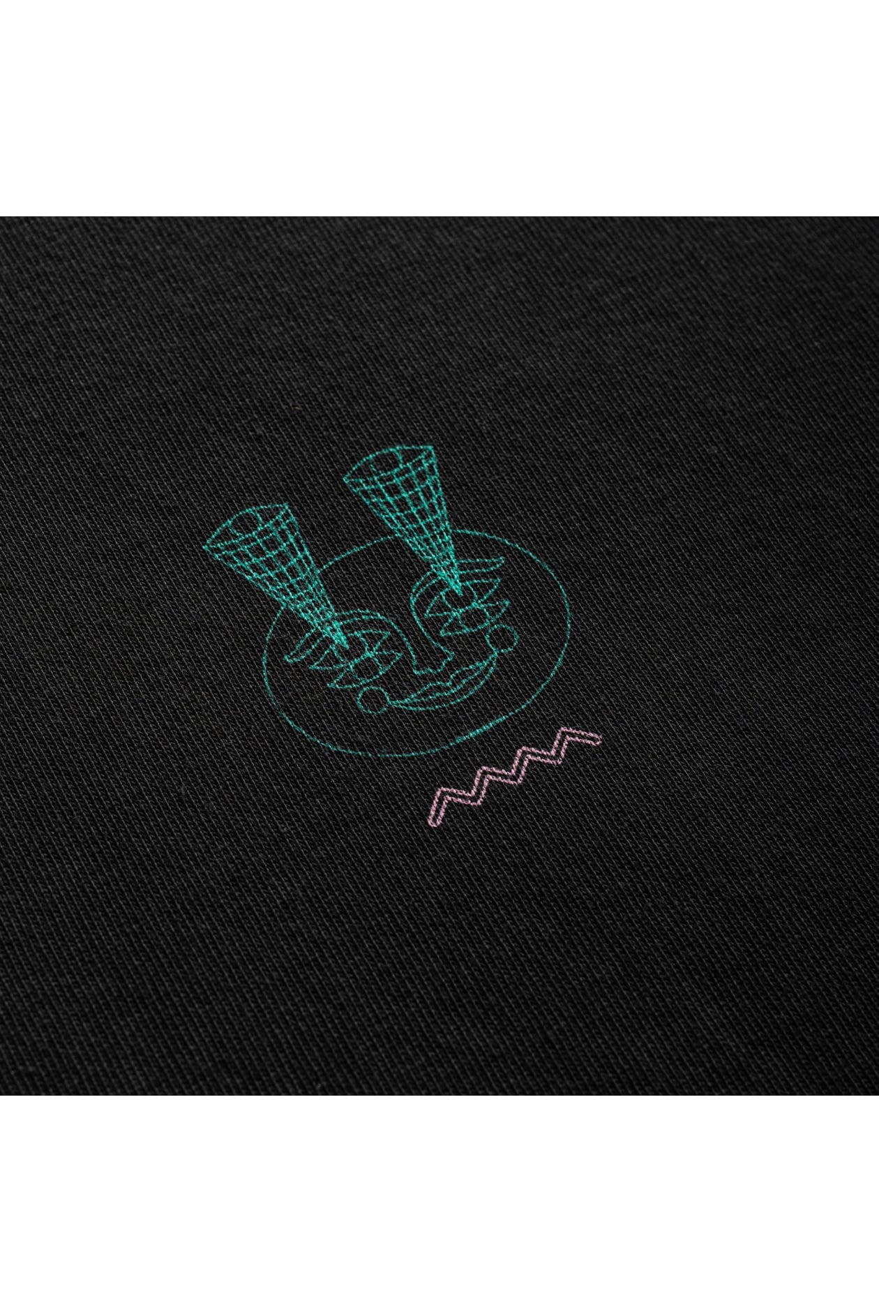 Tides And Minds Tee - Acid Black