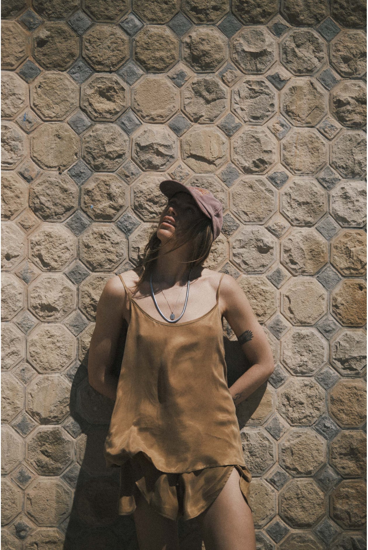 Cupro Loose Top - Golden Haze