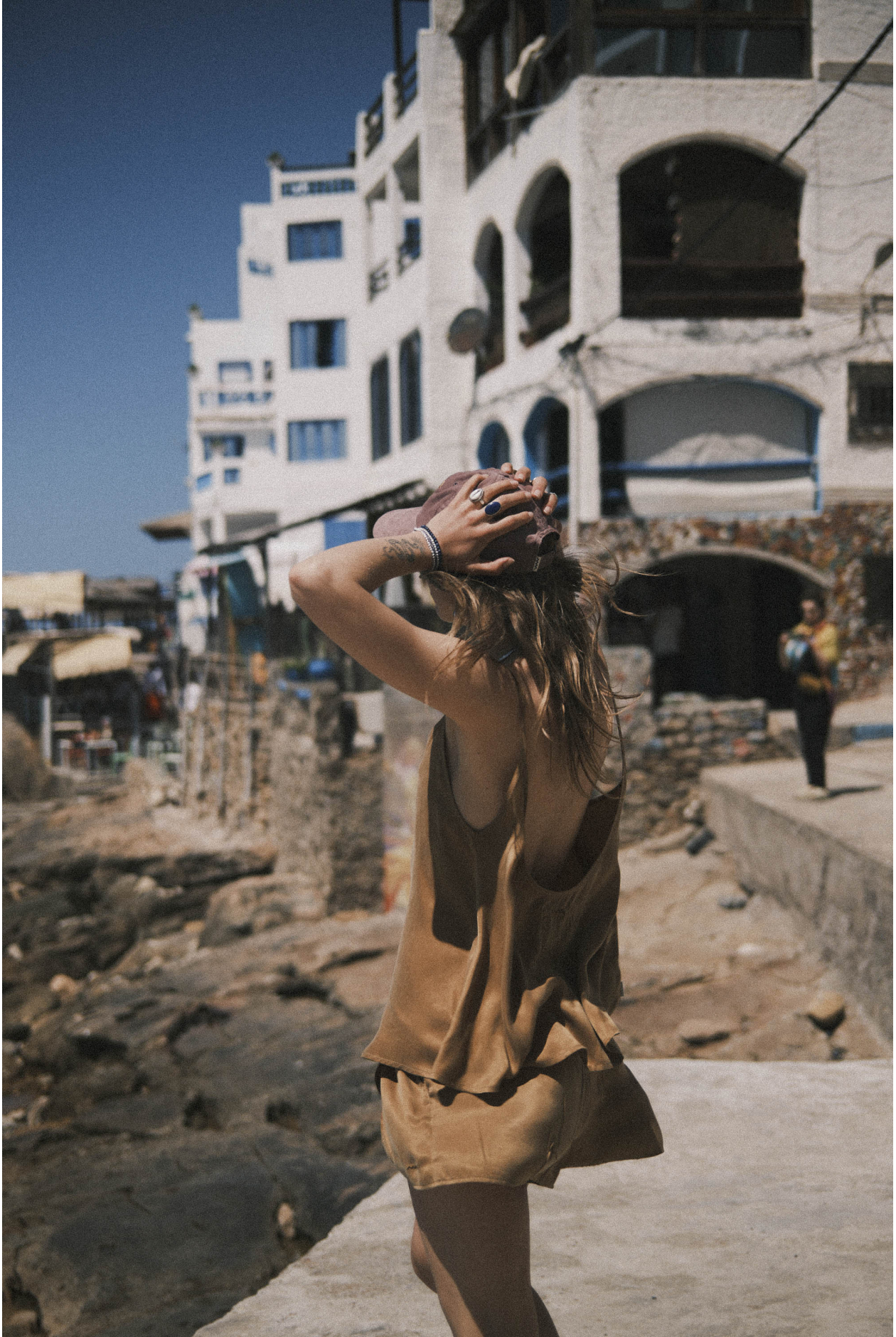 Cupro Loose Top - Golden Haze