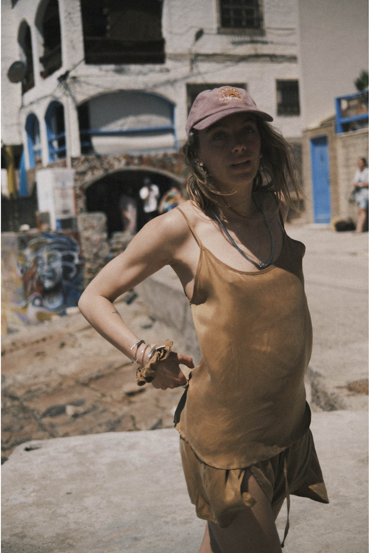 Cupro Loose Top - Golden Haze