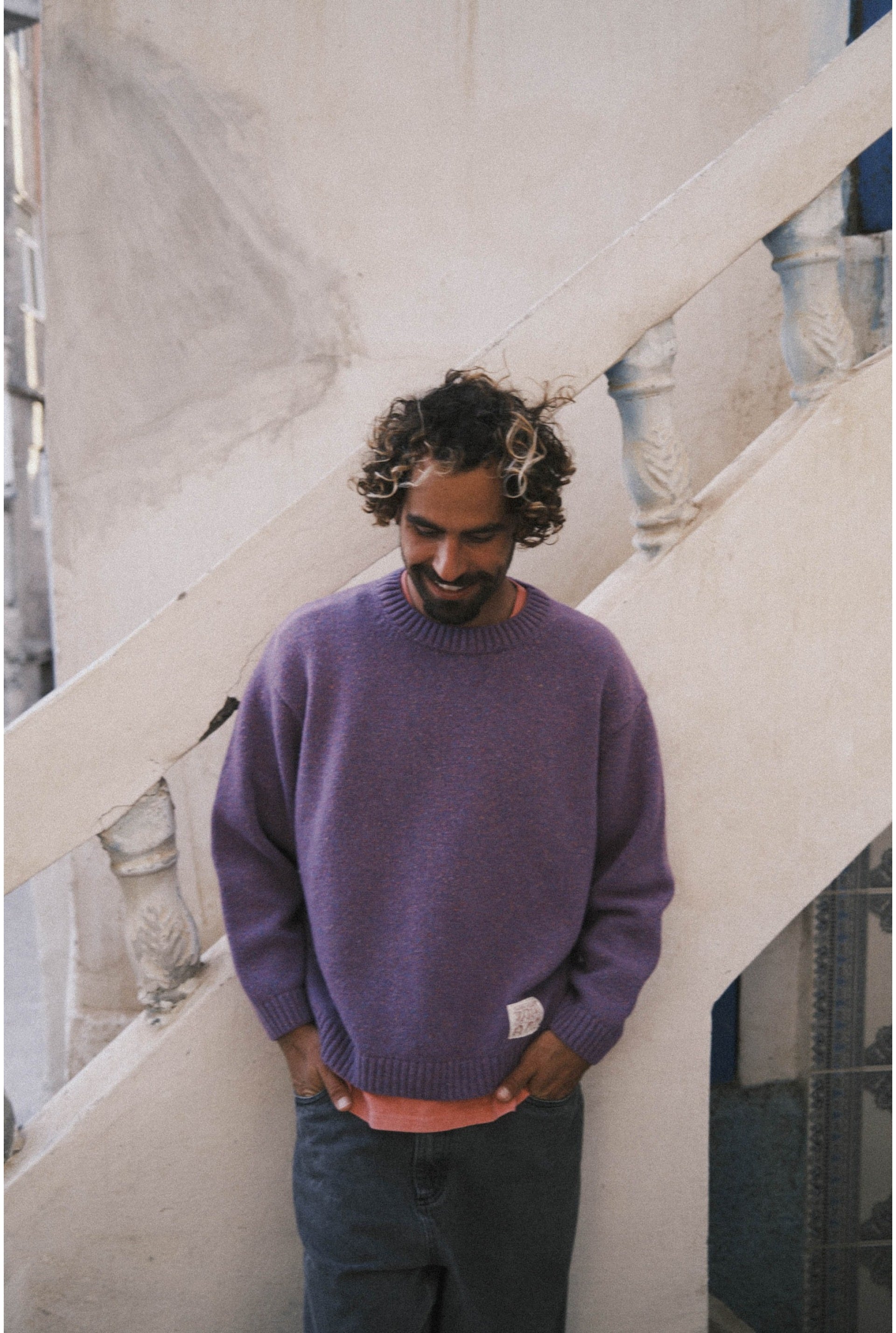 Surf Bum Sweater - Deep Purple | Surf Inc
