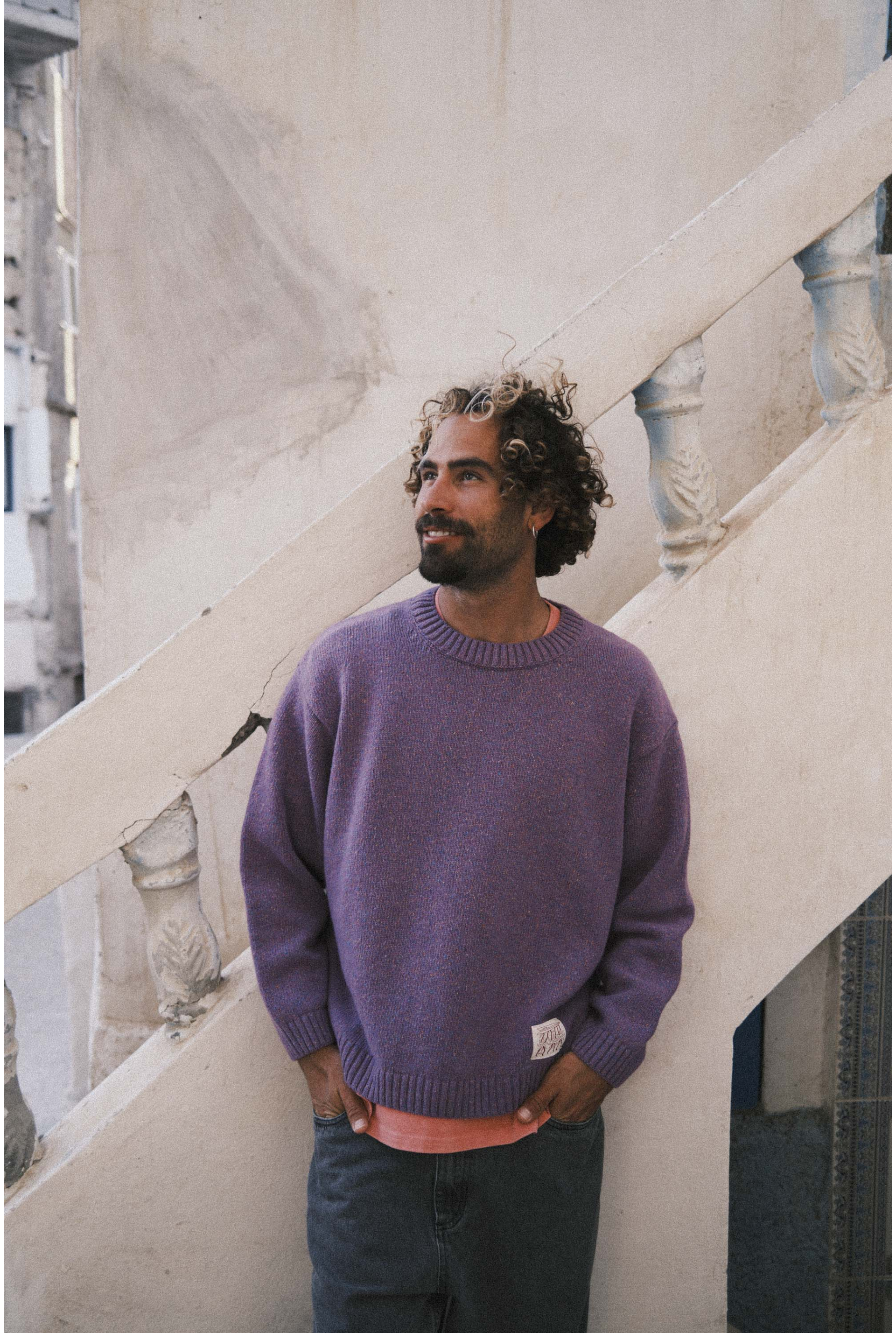 Surf Bum Sweater - Deep Purple | Surf Inc.