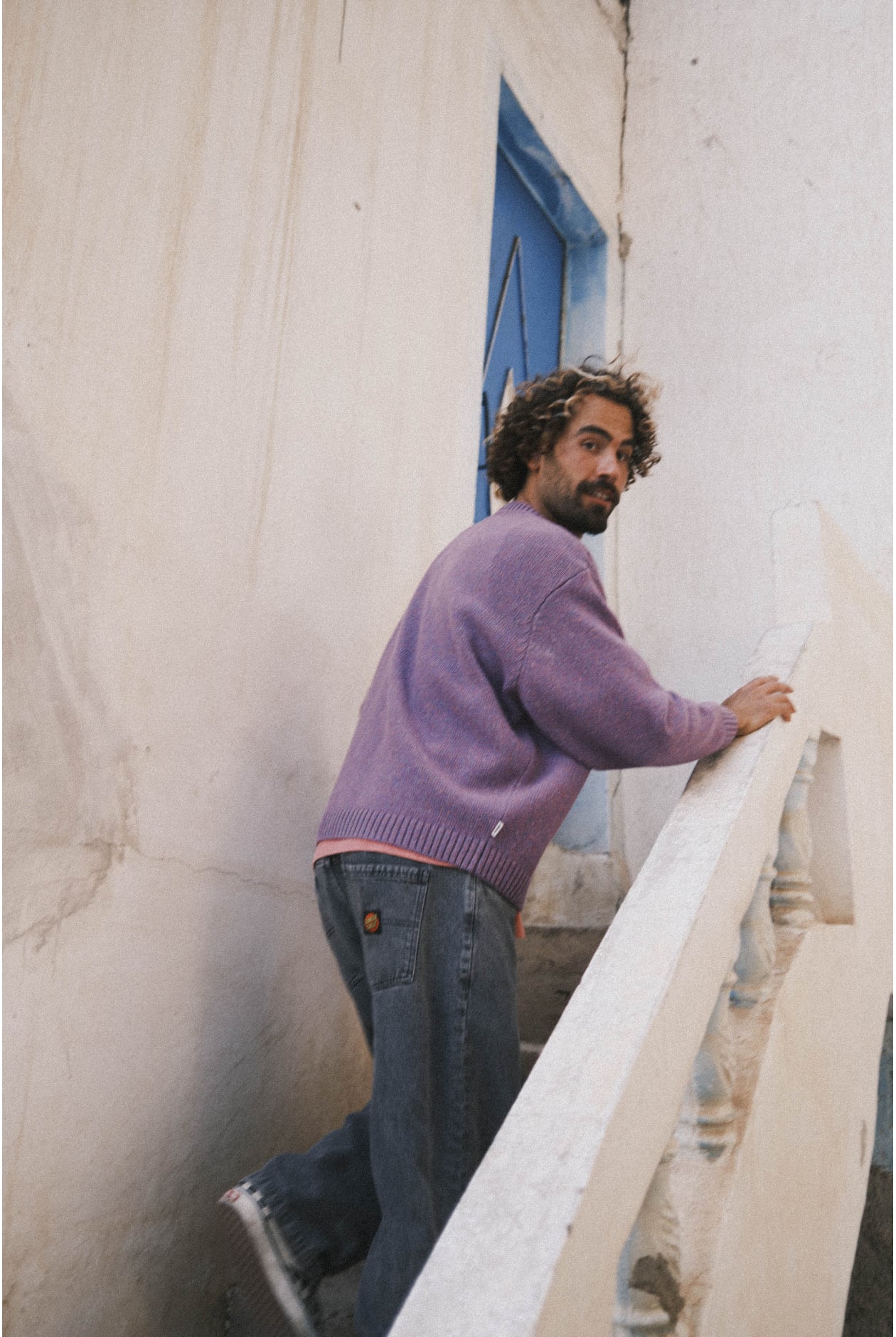 Surf Bum Sweater - Deep Purple Surf Bum Sweater - Deep Purple