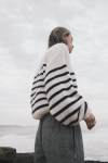 Striped Wool Sweater - Vintage White