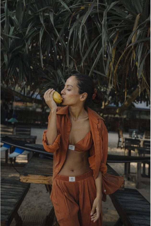 Cupro Loose Shirt - Copper Cupro Loose Shirt - Copper