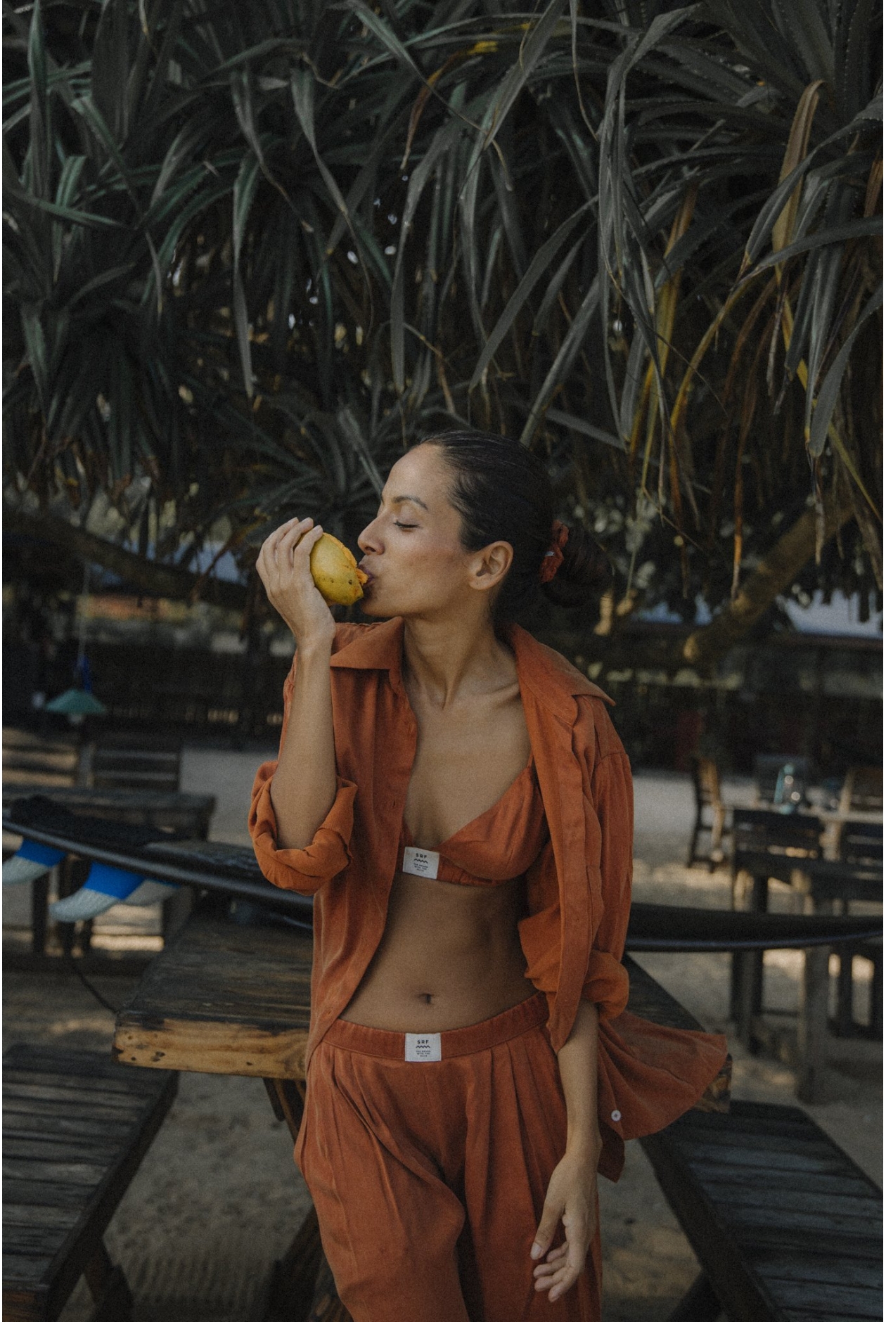 Cupro Loose Shirt - Copper Cupro Loose Shirt - Copper