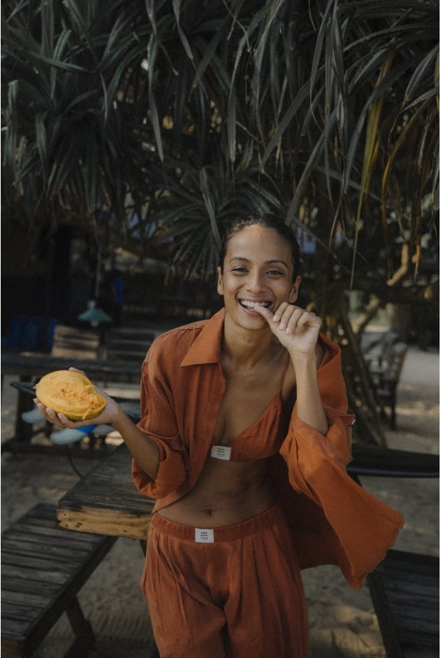 Cupro Loose Shirt - Copper Cupro Loose Shirt - Copper