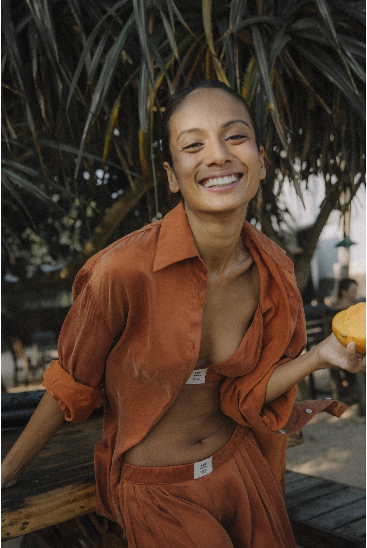 Cupro Loose Shirt - Copper Cupro Loose Shirt - Copper