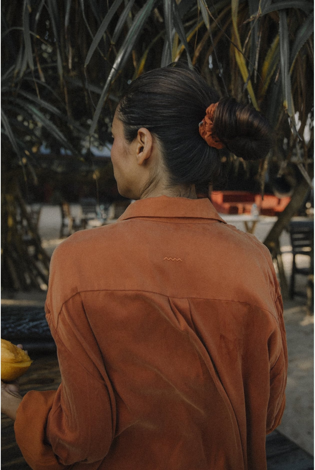 Cupro Loose Shirt - Copper Cupro Loose Shirt - Copper