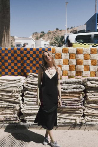 Midi Twisted Dress - Space Black