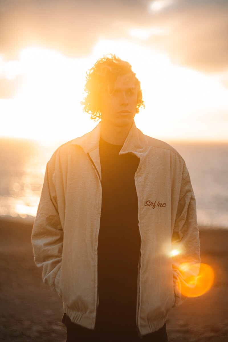 Cord Baseball Jacket - Vintage White Cord Baseball Jacket - Vintage White