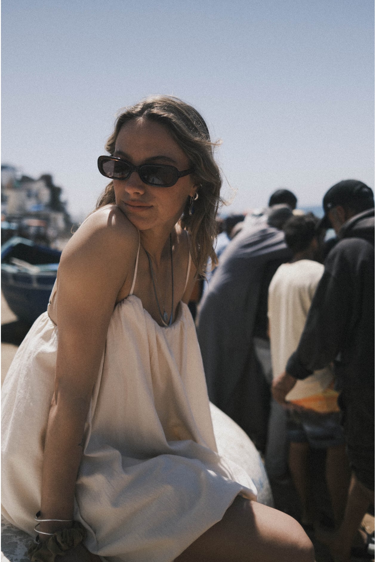 Summer Bauble Muslin Dress - Crudo