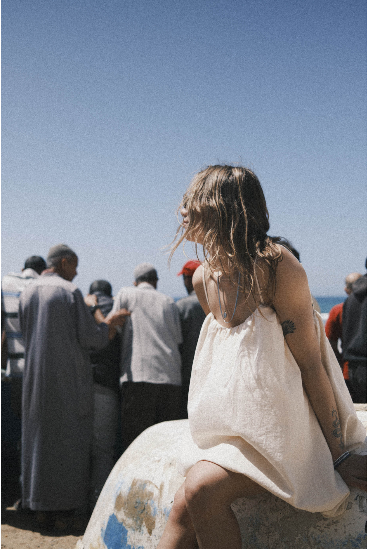 Summer Bauble Muslin Dress - Crudo