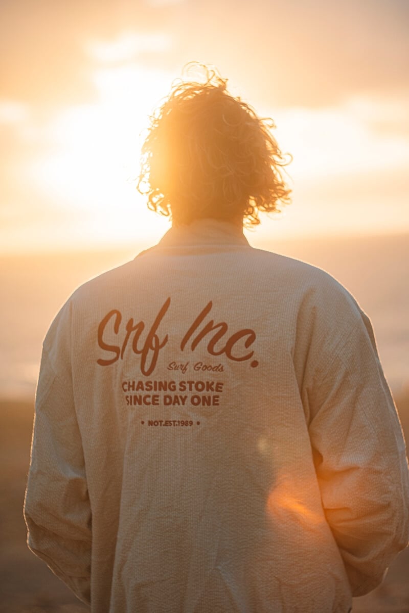 Cord Baseball Jacket - Vintage White Cord Baseball Jacket - Vintage White