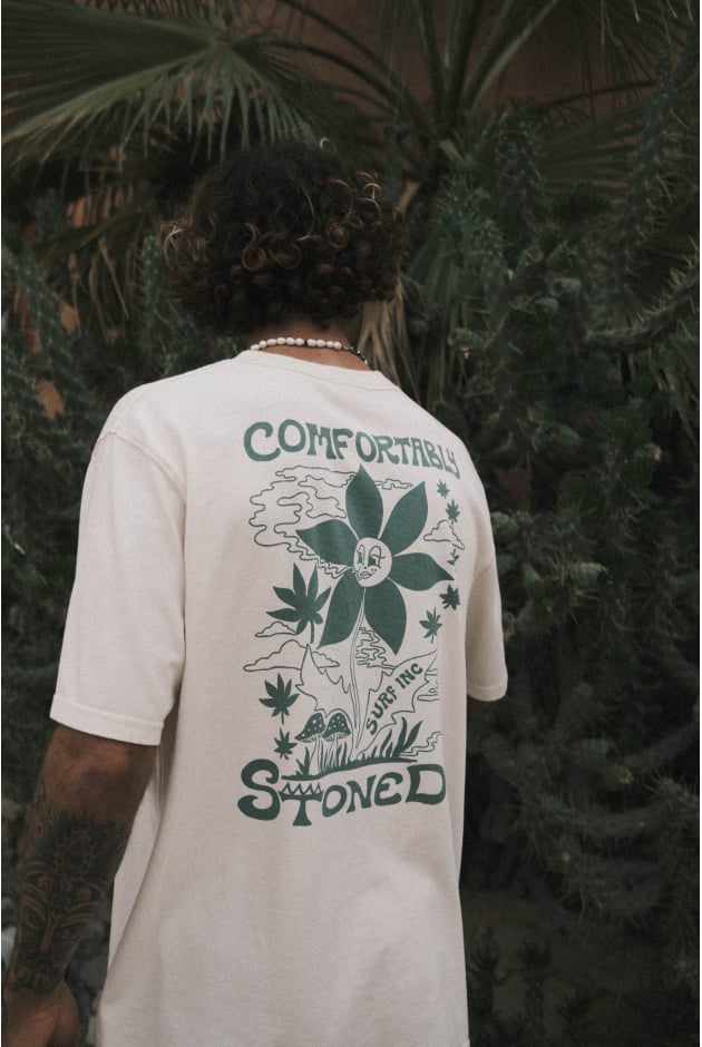 Comfortably Stoned Tee - Super Natural Comfortably Stoned Tee - Super Natural