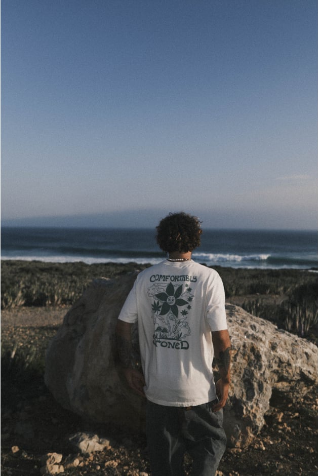 Comfortably Stoned Tee - Super Natural Comfortably Stoned Tee - Super Natural