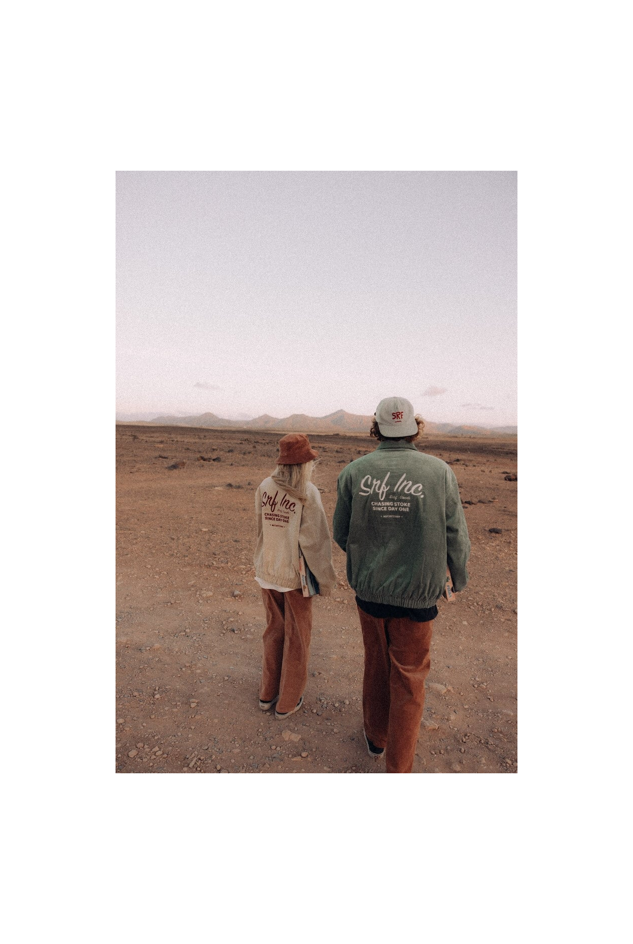 Cord Baseball Jacket - Vintage White