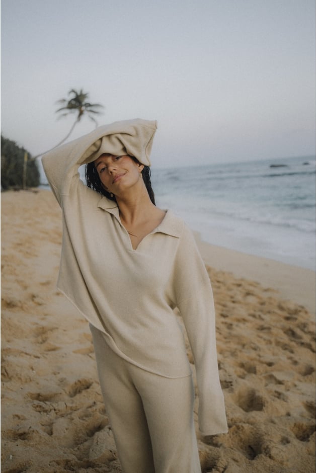 Biscotti Knit Polo - Cookie Biscotti Knit Polo - Cookie