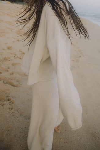 Biscotti Knit Pants - Cookie