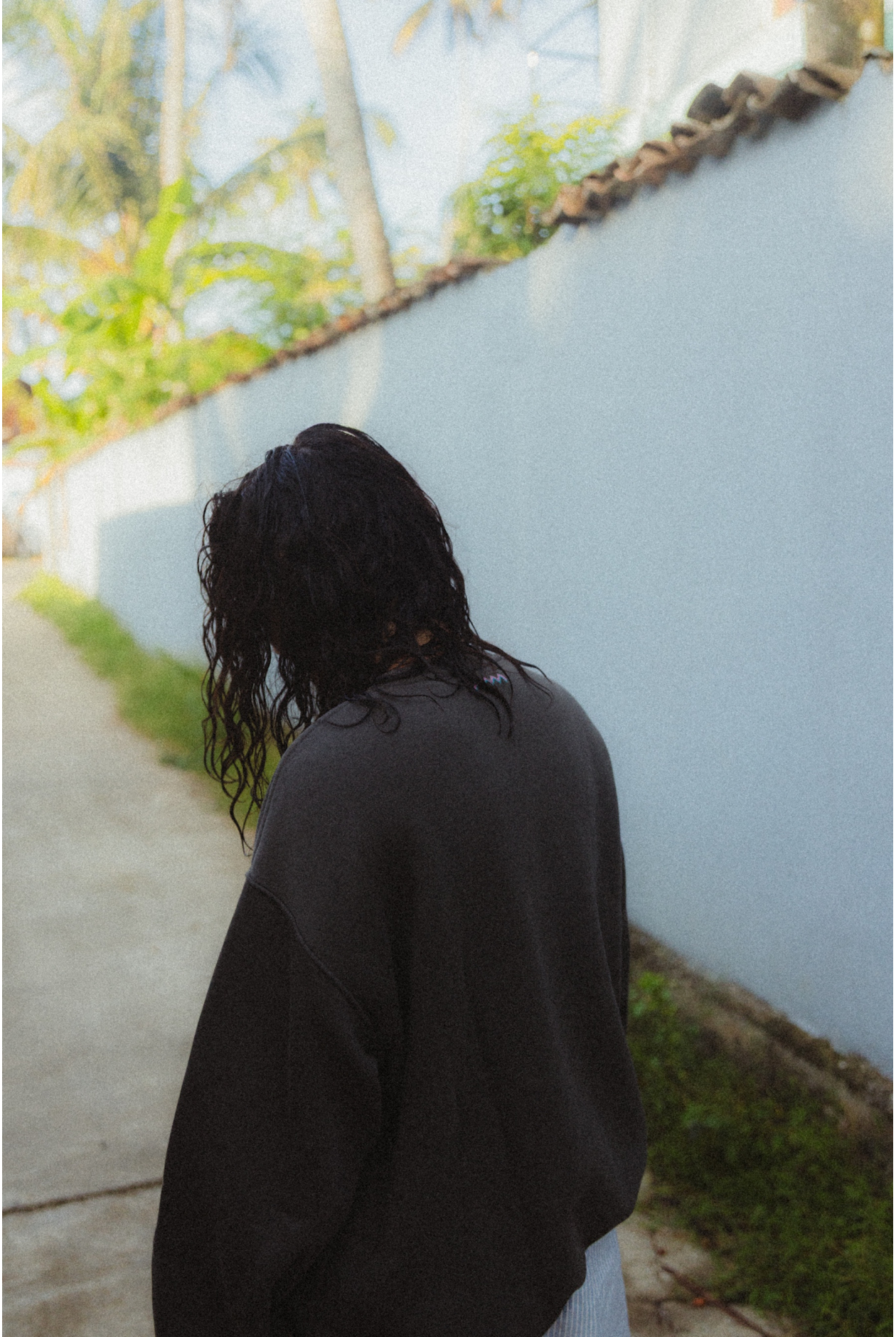 Surf Square Sweat - Stone Grey Surf Square Sweat - Stone Grey