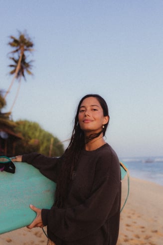 Script Sun Sweat - Stone Grey