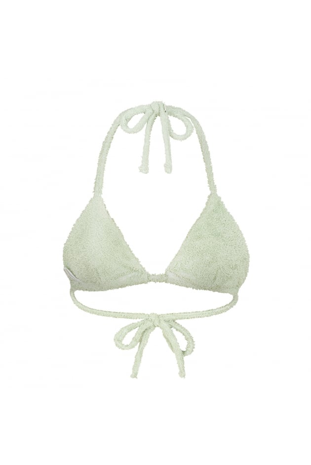 Frotte Triangle Bra - White Sage Frotte Triangle Bra - White Sage