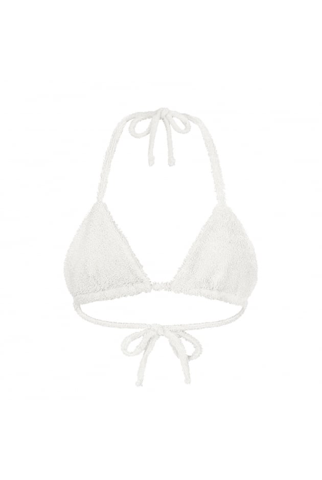 Frotte Triangle Bra - Vintage White Frotte Triangle Bra - Vintage White