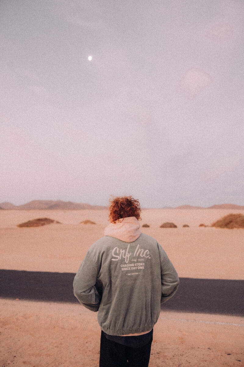 Cord Baseball Jacket - White Sage