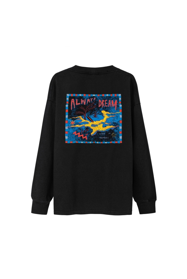 Always Dream LS - Acid Black | Surf Inc. Always Dream LS - Acid Black | Surf Inc.