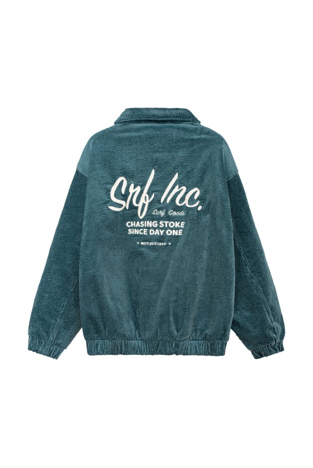 Cord Baseball Jacket - Dollar Green Cord Baseball Jacket - Dollar Green