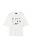 Just Be Quiet Box Tee - Vintage White | Surf Inc. Just Be Quiet Box Tee - Vintage White | Surf Inc.