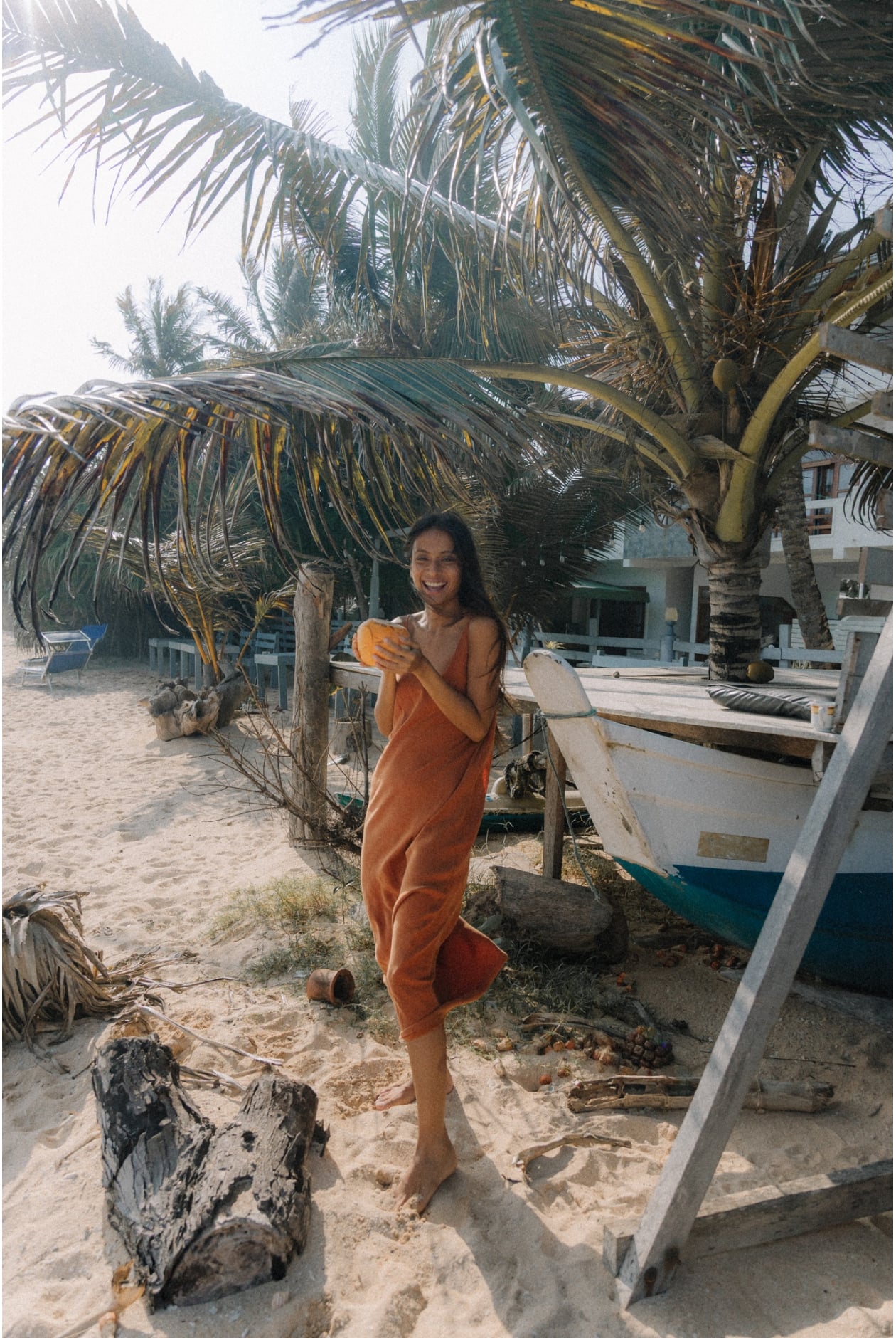 Midi Twisted Dress - Copper Midi Twisted Dress - Copper