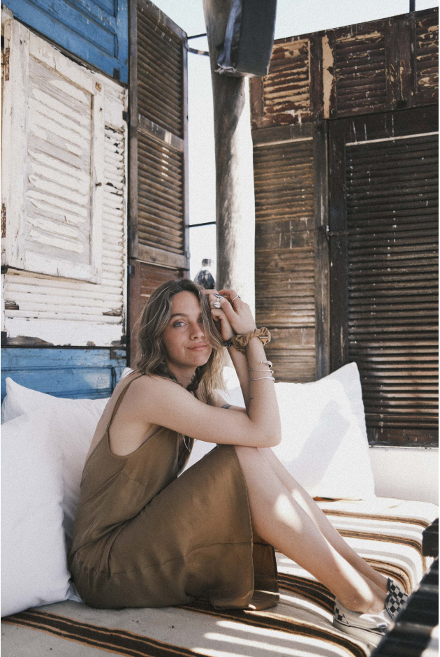 Cupro Hair Scrunchie - Golden Haze Cupro Hair Scrunchie - Golden Haze