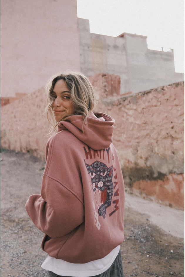 Happy Waver Hoodie - Raspberry Punch Happy Waver Hoodie - Raspberry Punch