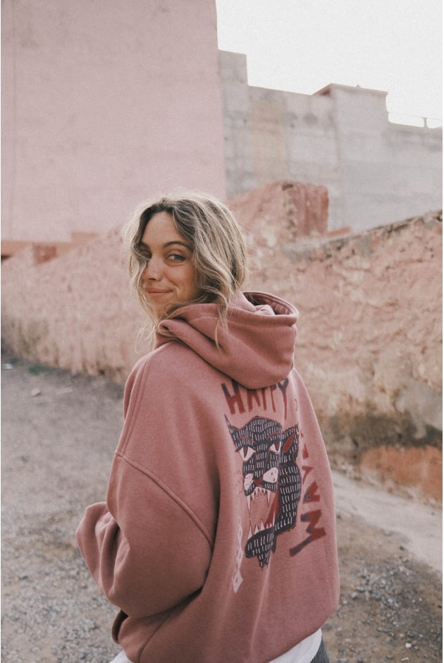 Happy Waver Hoodie - Raspberry Punch Happy Waver Hoodie - Raspberry Punch