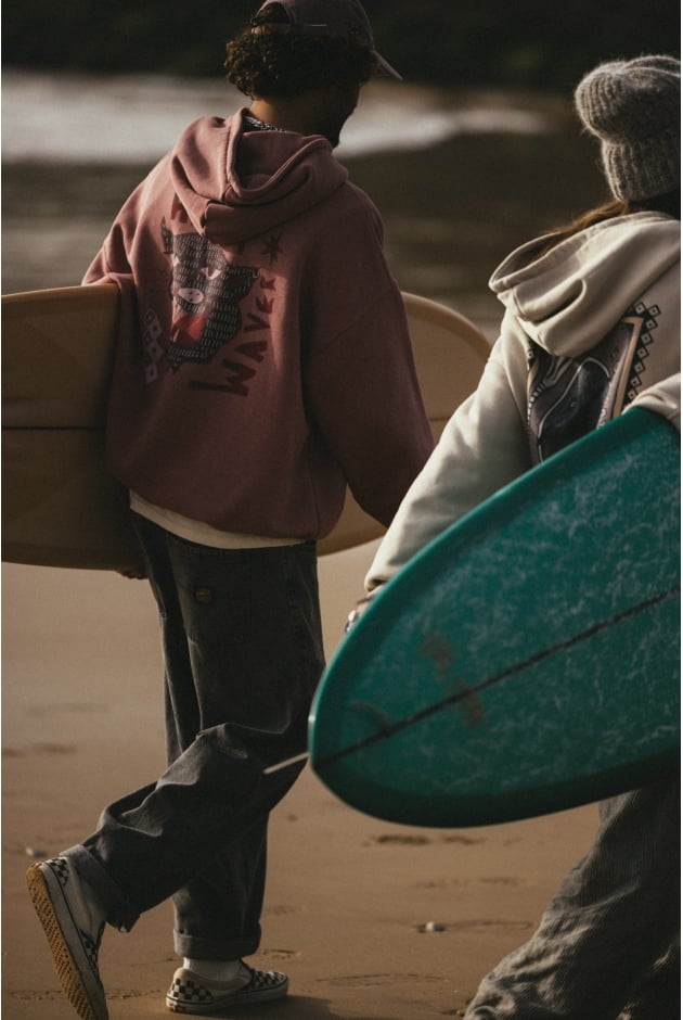 Happy Waver Hoodie - Raspberry Punch Happy Waver Hoodie - Raspberry Punch