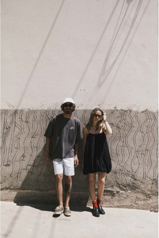 Bauble Muslin Dress - Space Black | Surf Inc. Bauble Muslin Dress - Space Black | Surf Inc.