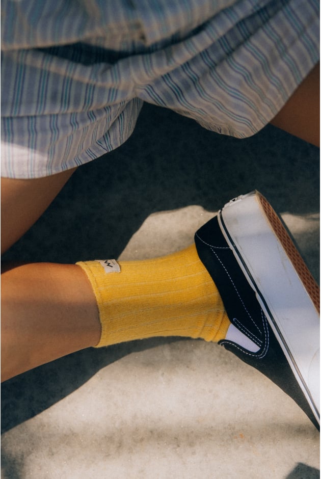 Just Pleasure Wool Socks - Lemon OG Just Pleasure Wool Socks - Lemon OG