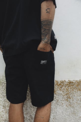 Clean Cut Shorts - Acid Black