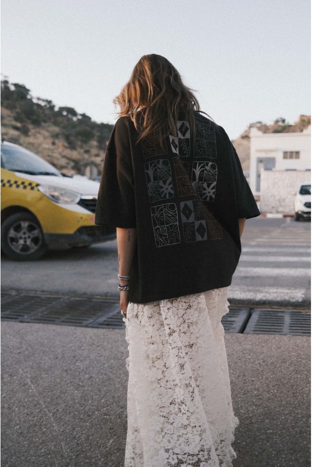 Sheer Lace Skirt - Super Natural Sheer Lace Skirt - Super Natural