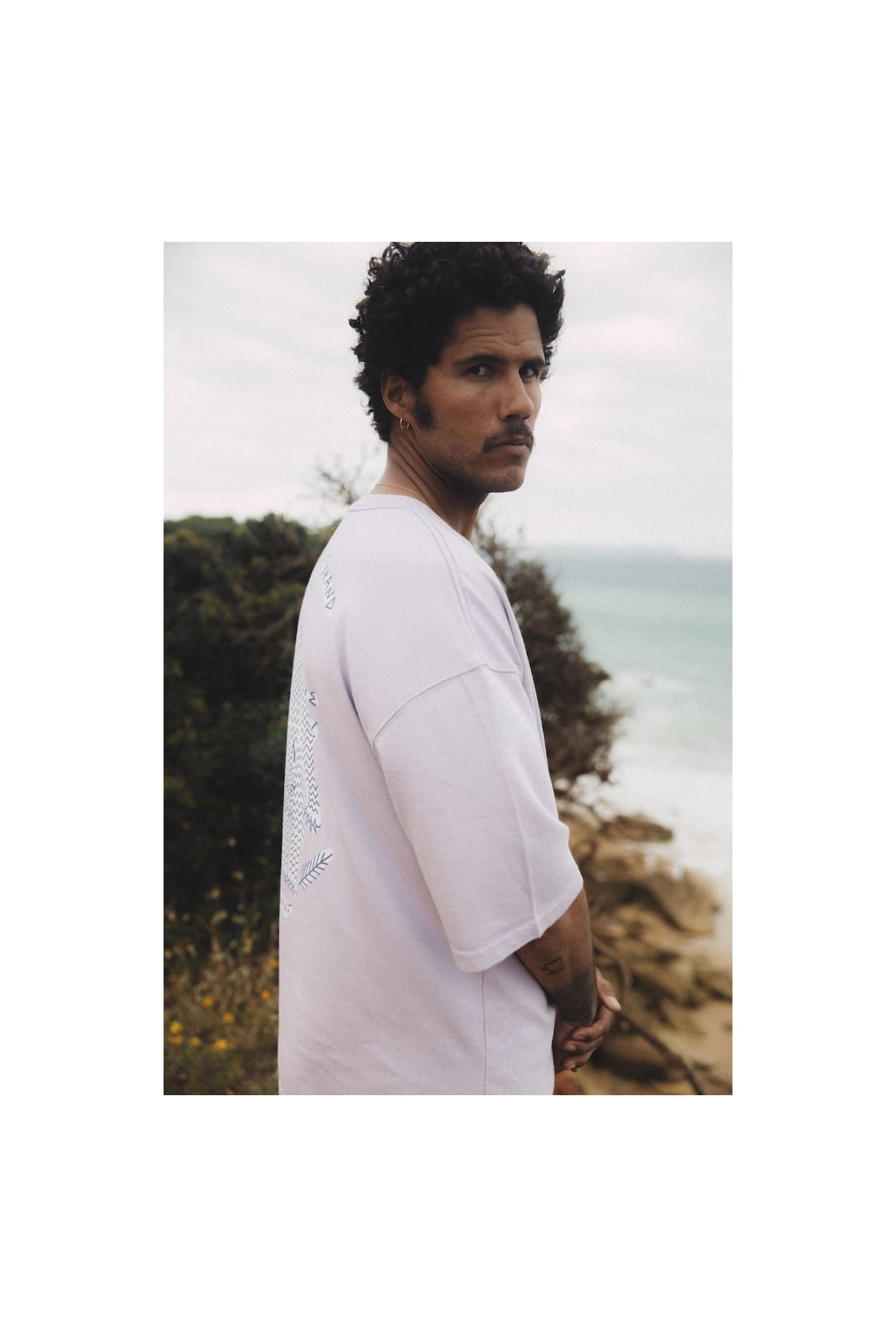 Wave Tiger Tee - Purple Haze