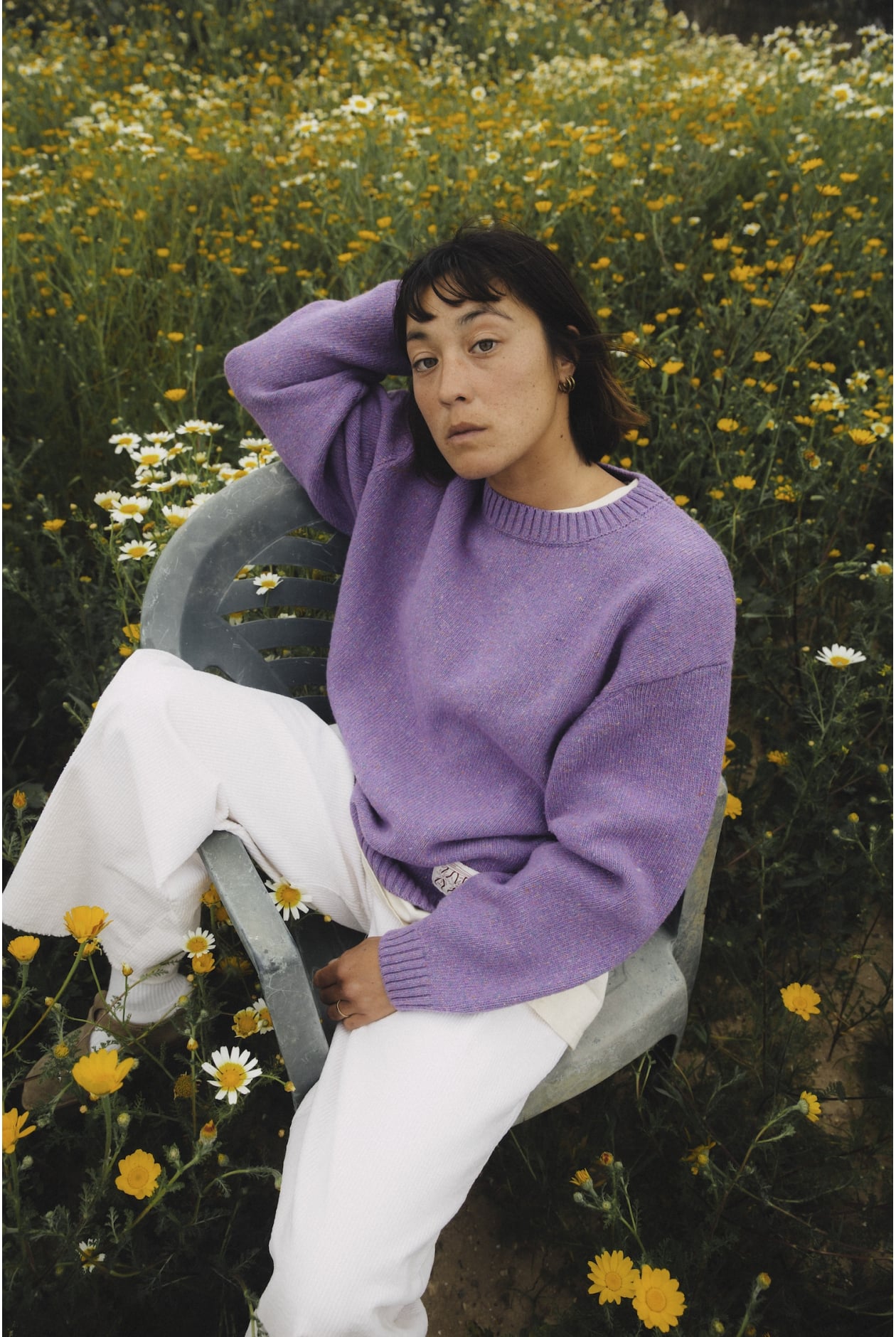 Surf Bum Sweater - Deep Purple Surf Bum Sweater - Deep Purple