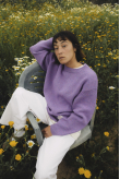 Surf Bum Sweater - Deep Purple Surf Bum Sweater - Deep Purple
