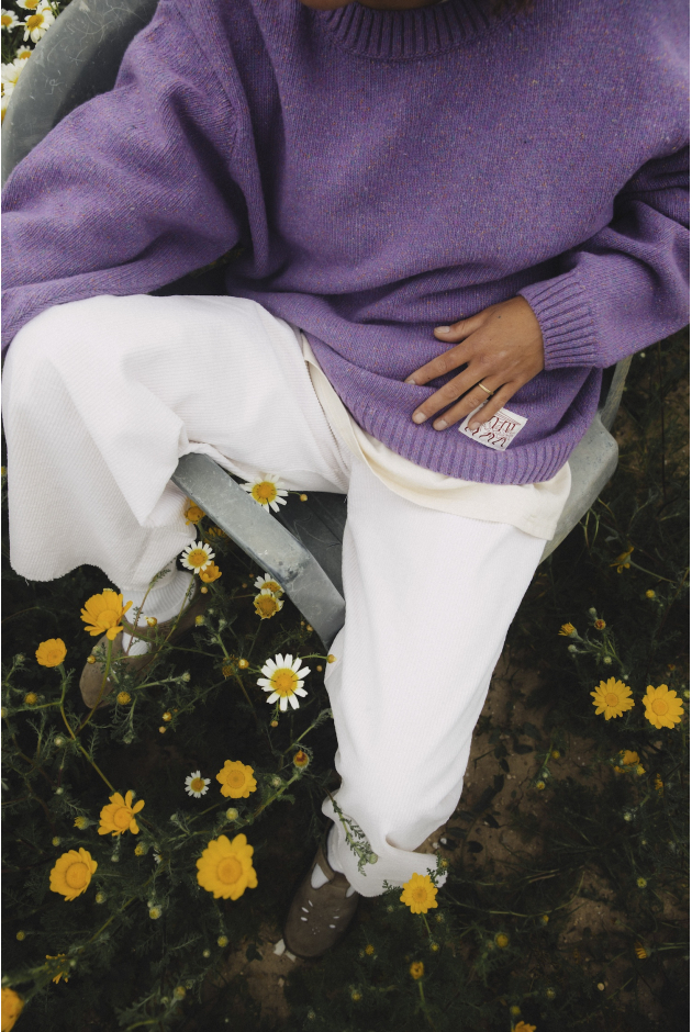 Surf Bum Sweater - Deep Purple Surf Bum Sweater - Deep Purple