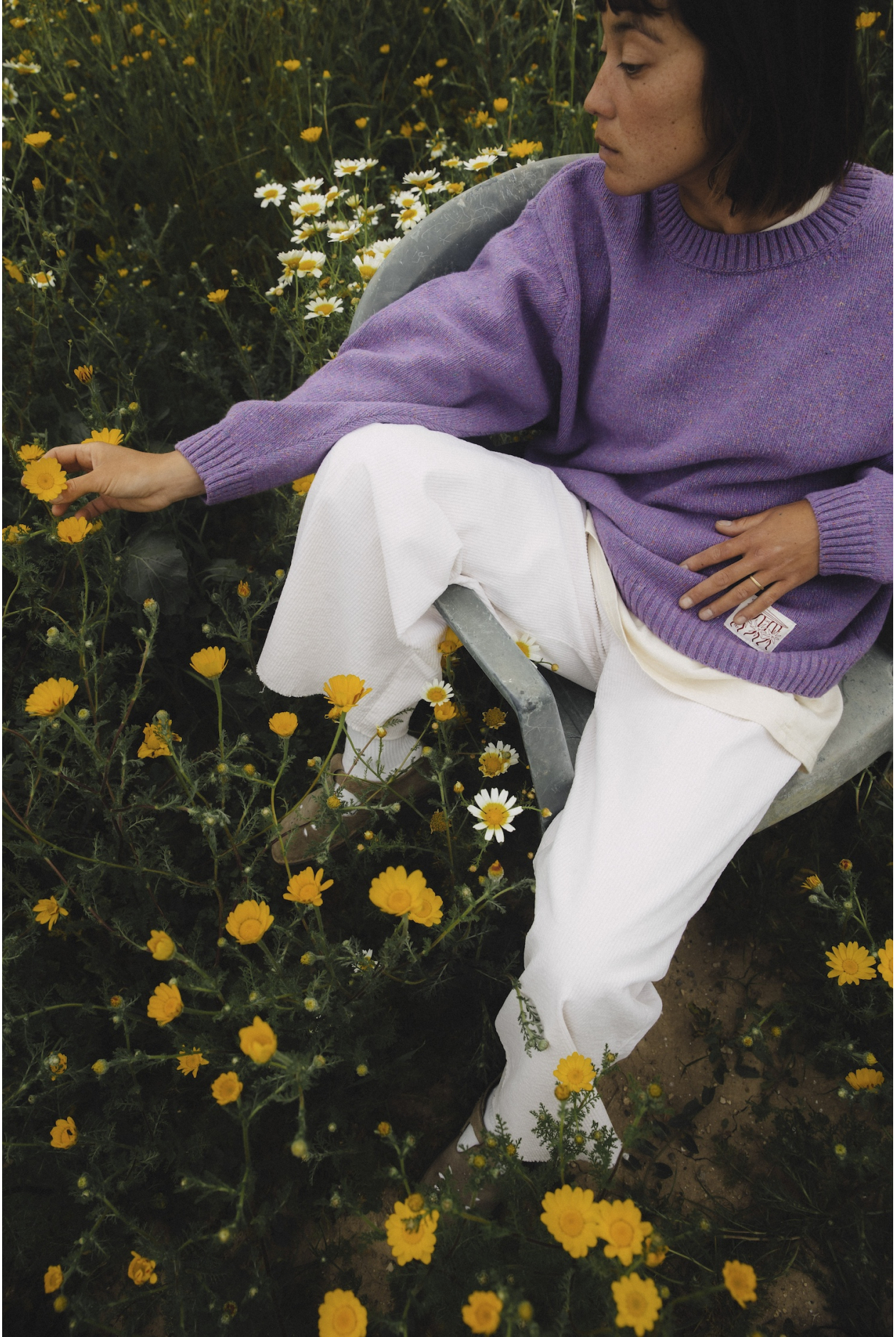 Surf Bum Sweater - Deep Purple Surf Bum Sweater - Deep Purple