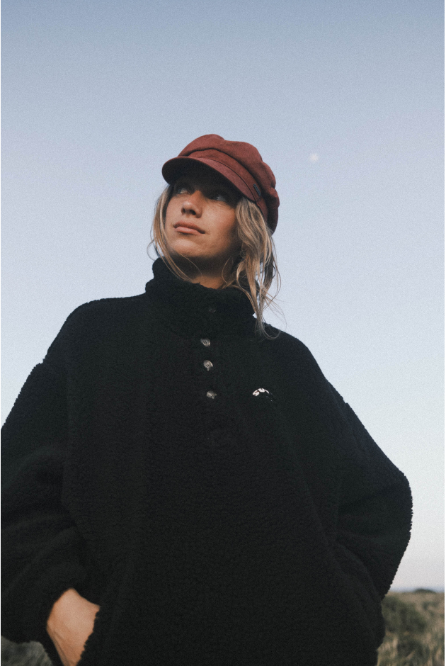 Fiddler Washed Cap - Burgundy Fiddler Washed Cap - Burgundy