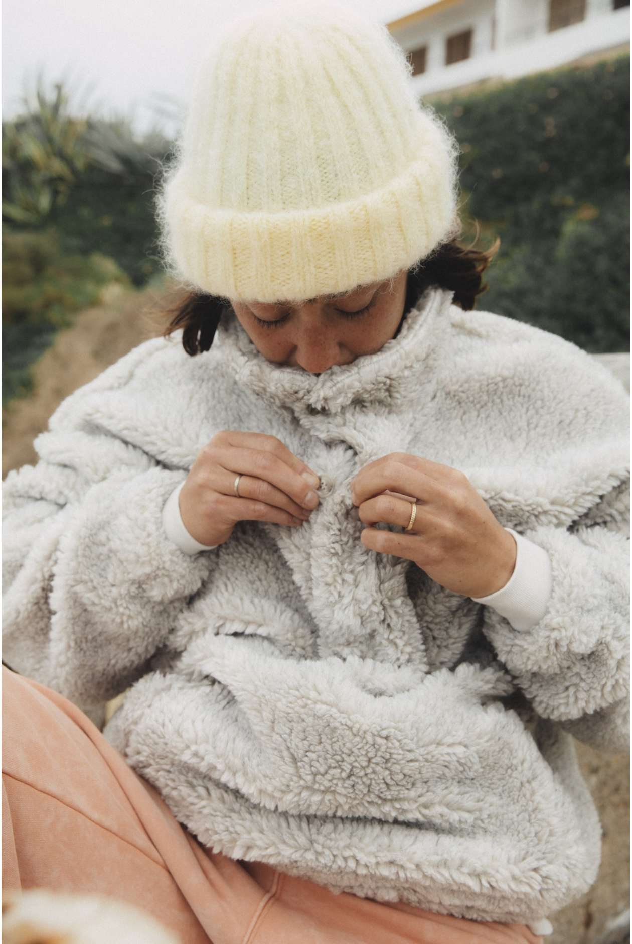 Olivia Beanie - Mellow Yellow